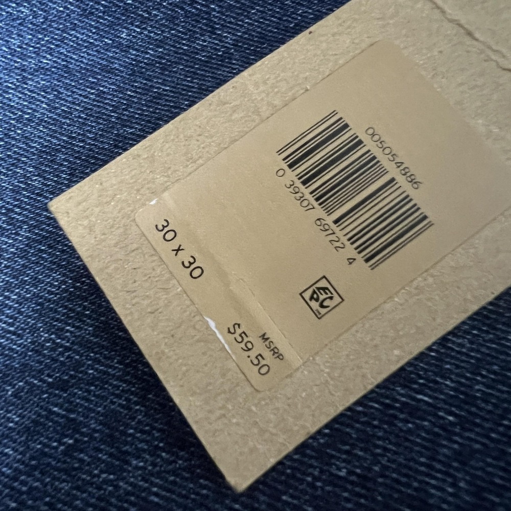 Levis 505 Jeans Mens 30x30 Blue Medium Wash Regular Fit Straight Leg Denim - Picture 6 of 8